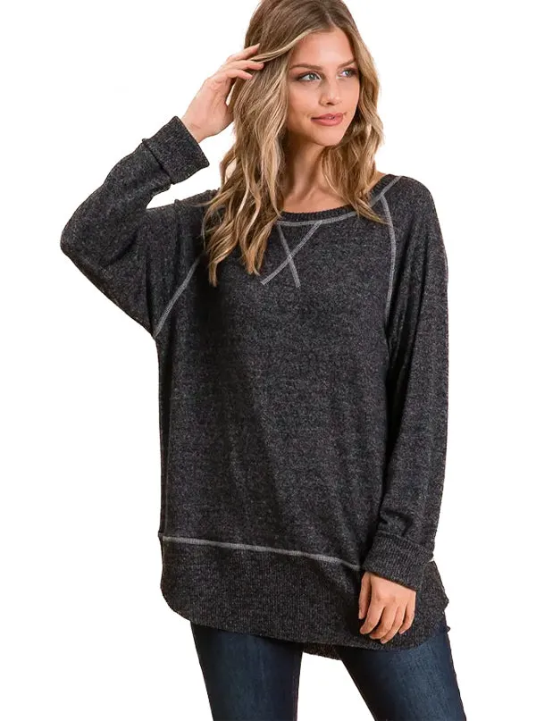 Women's Cozy Boat Neck Sweater