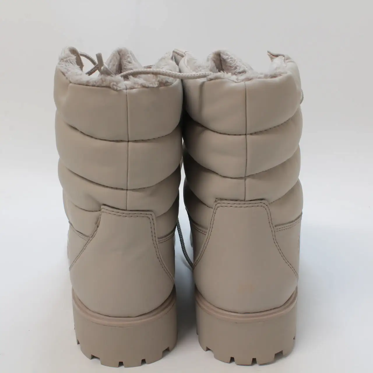 Womens Timberland Lyonsdale Puffer Boots Pure Cashmere