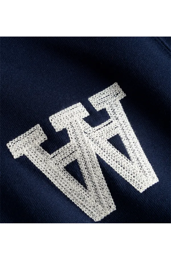 Wood Wood AA Hoodie Navy