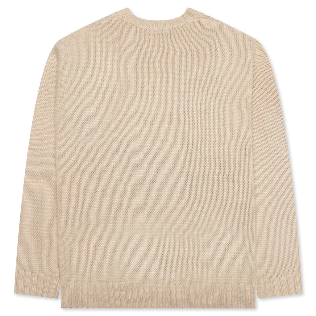 Workshop Bear Knit Sweater - Cream