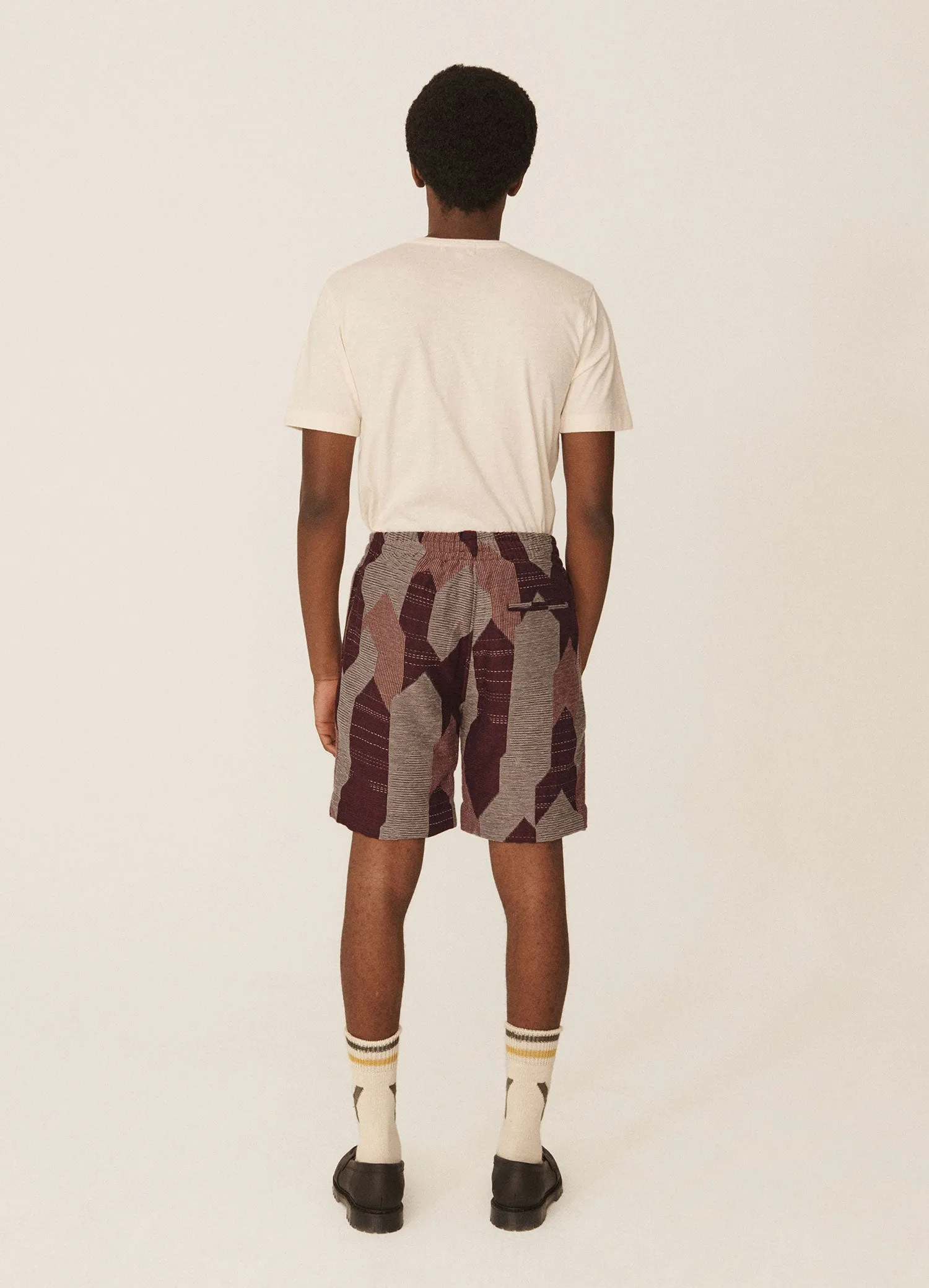 YMC Jay Short burgundy