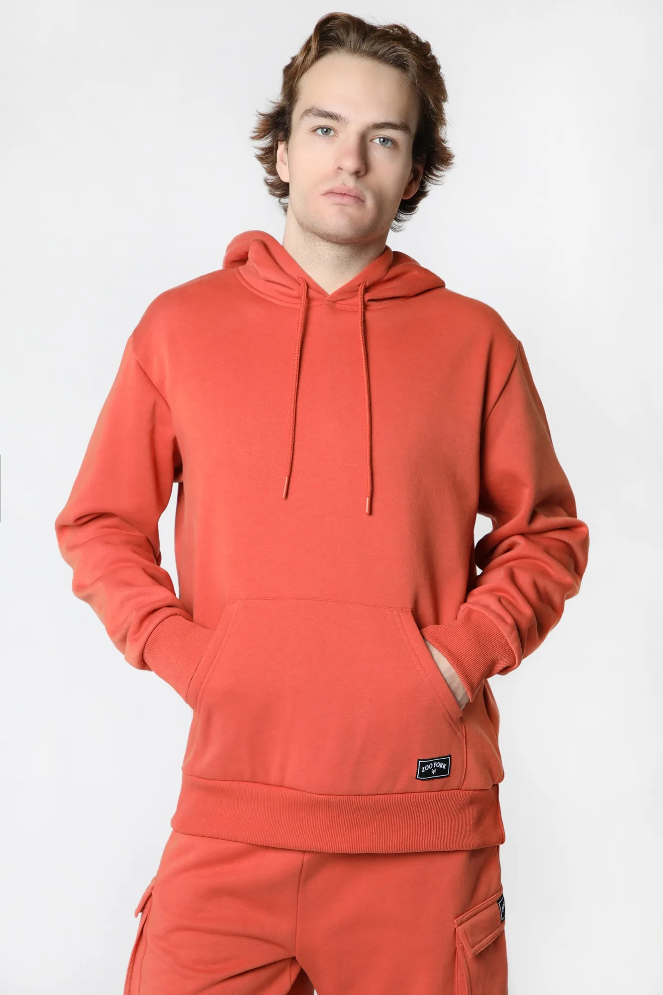 Zoo York Mens Solid Colour Hoodie