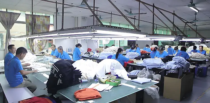 自有品牌毛衣成品終檢