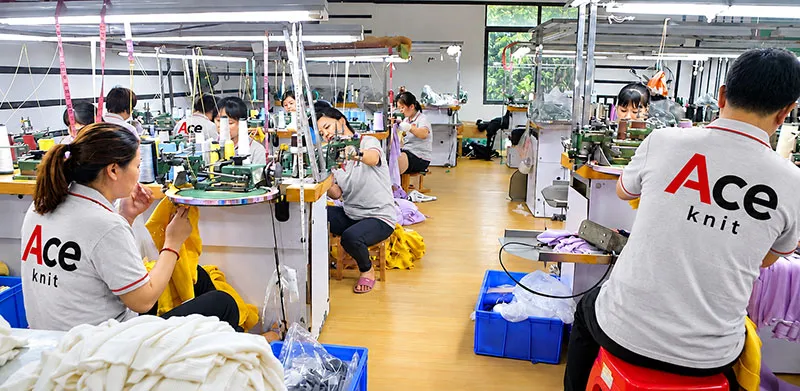 Sweater Manufacturer Linking Process Using a Circular Knitting Machine